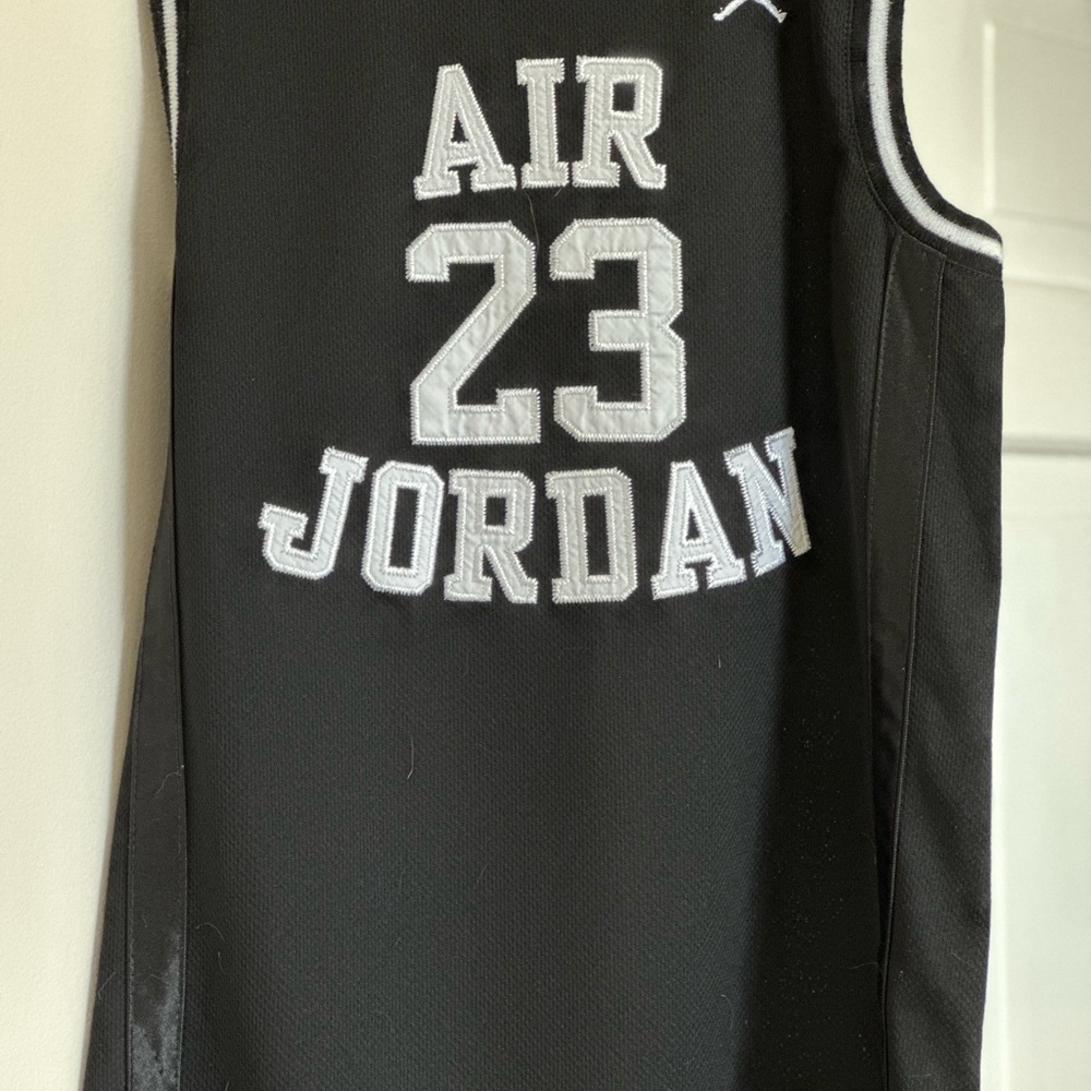 Jordan Black and White Jersey
